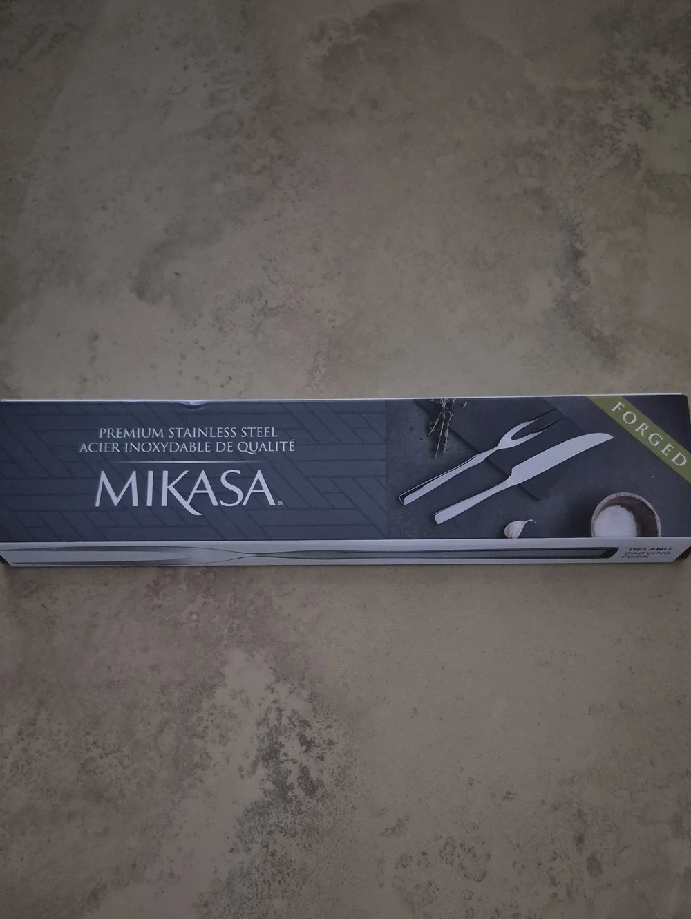 Mikasa Stainless Steel Carving Knife & Fork